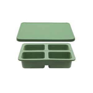 Silicone Freezer Tray 4 portion- Eucalyptus