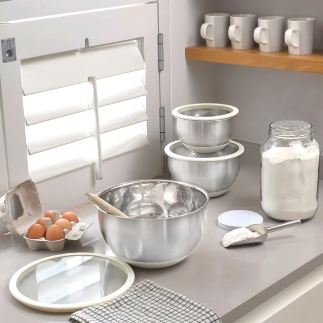 A kitchen favourite for a reason. 🤍

Our mixing bowl set is one of our best-selling kitchen essentials — and it’s easy to see why.

Beautifully simple, practical and made to be used again and again. From whisking and mixing to serving and storing, these are the bowls you’ll reach for every day.

One of those “why didn’t I switch sooner?” kind of swaps. 🌿

Part of our top kitchen bestsellers — alongside our chopping boards, compost bins and food flasks.

Shop the collection via the link in our bio.

#Microgarden #KitchenEssentials #SustainableLiving #EcoFriendlyHome #PlasticFreeKitchen